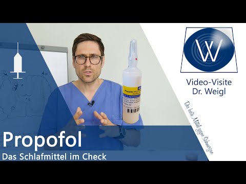 Narkotikum Propofol - Gefährliches Narkosemittel zur Sedierung & Narkose? Wirkung & Nebenwirkungen