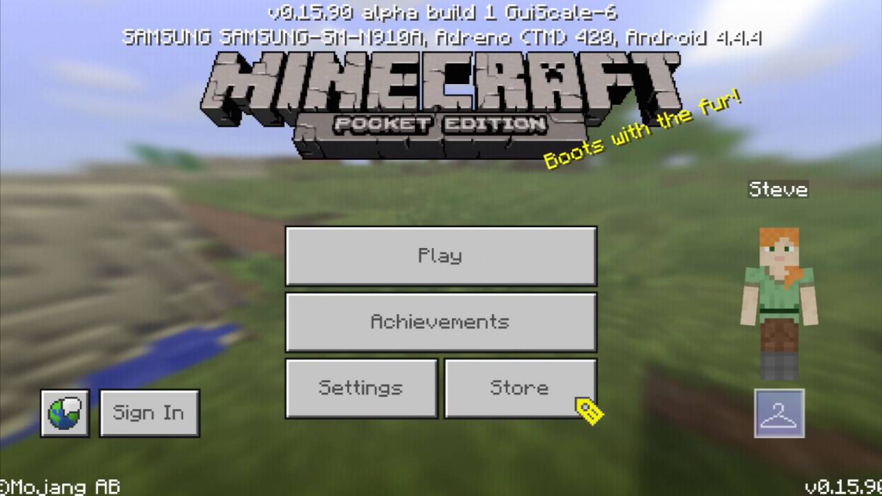 Mcpe 0 15 9 0 16 Beta Overview New Menu Youtube