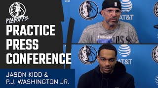 Jason Kidd, & P.J.  Washington Jr.  | Press Conference | 04/30/24