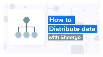 How to Distribute data with Sheetgo (updated version in description)