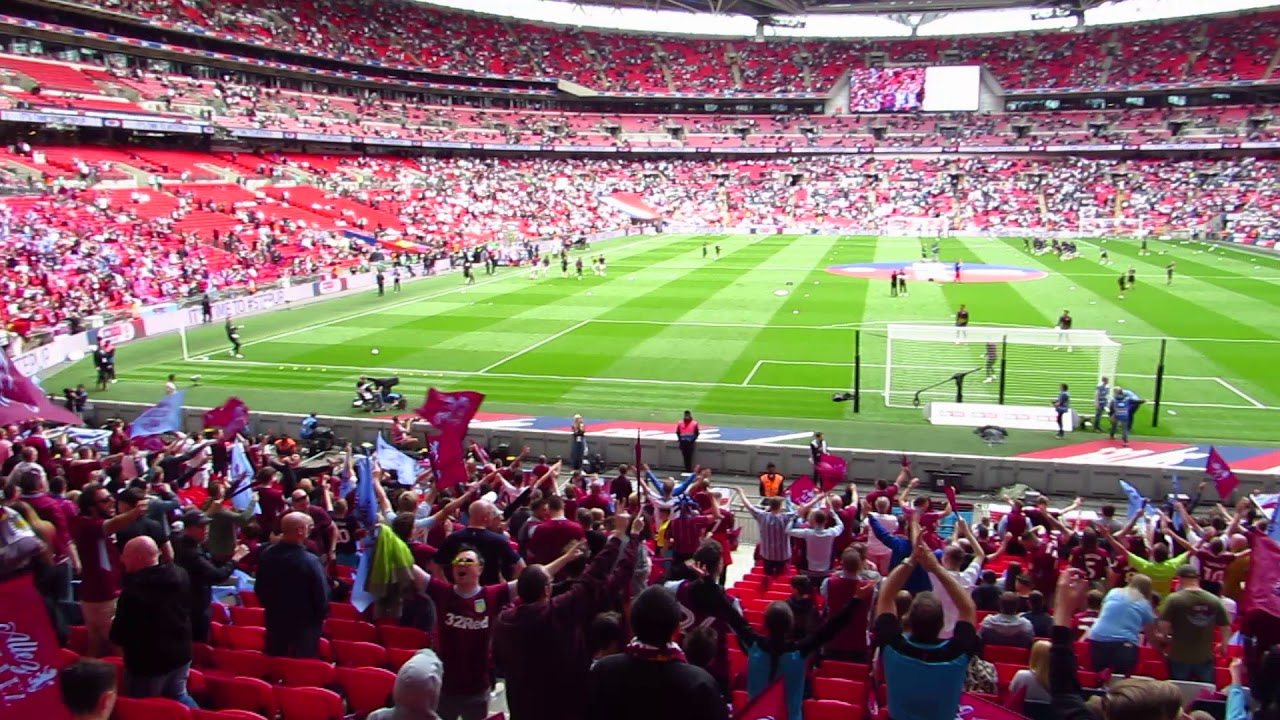 ASTON VILLA vs Derby County 2019 WEMBLEY Villa Boys From ...