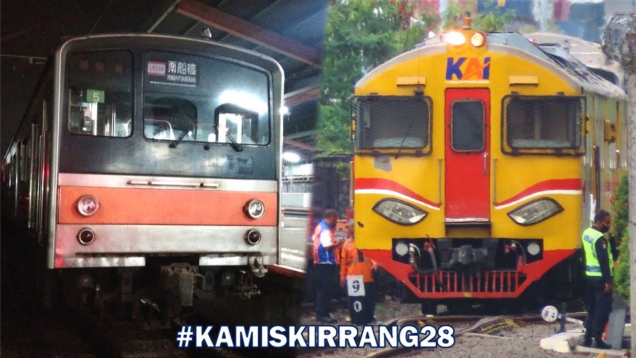KERETA JEPANG !!! Pengiriman KRL Baru datang dari Jepang JR 205 ex Musashino Line ~ JR 205-5 (M20)