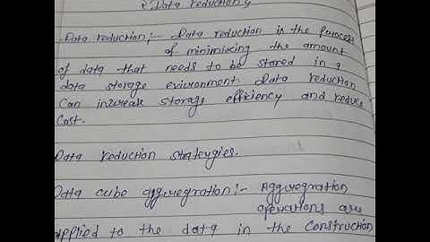 Data reduction in data mining 😃