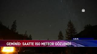 Gemi̇ni̇d Saatte 150 Meteor Gözlendi̇