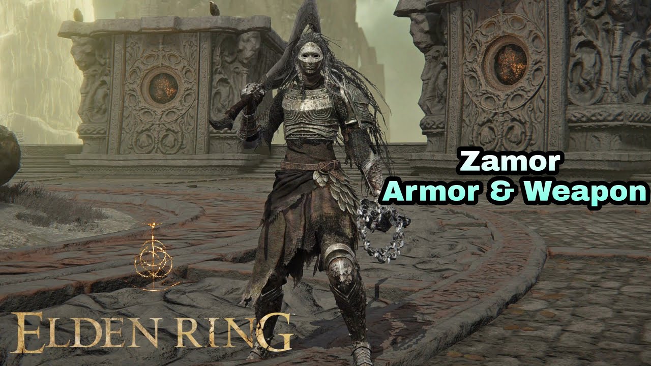 Elden Ring Zamor Armor Set & Weapon YouTube