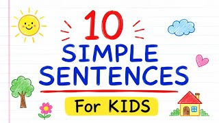 10 Simple English Sentences | 10 Simple Sentences | Simple Sentences in English | 10 Sentence
