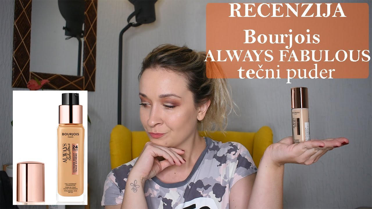 RECENZIJA: Bourjois ALWAYS FABULOUS tečni puder