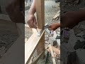 corner cutting technique for pillars👍 #woodworking #carpenter #wood #furniture #diy #shorts