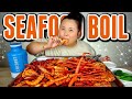 KING CRAB LEGS SEAFOOD BOIL + GIANT SHRIMP + CRAWFISH + SNOW CRAB LEGS MUKBANG 먹방 EATING SHOW!