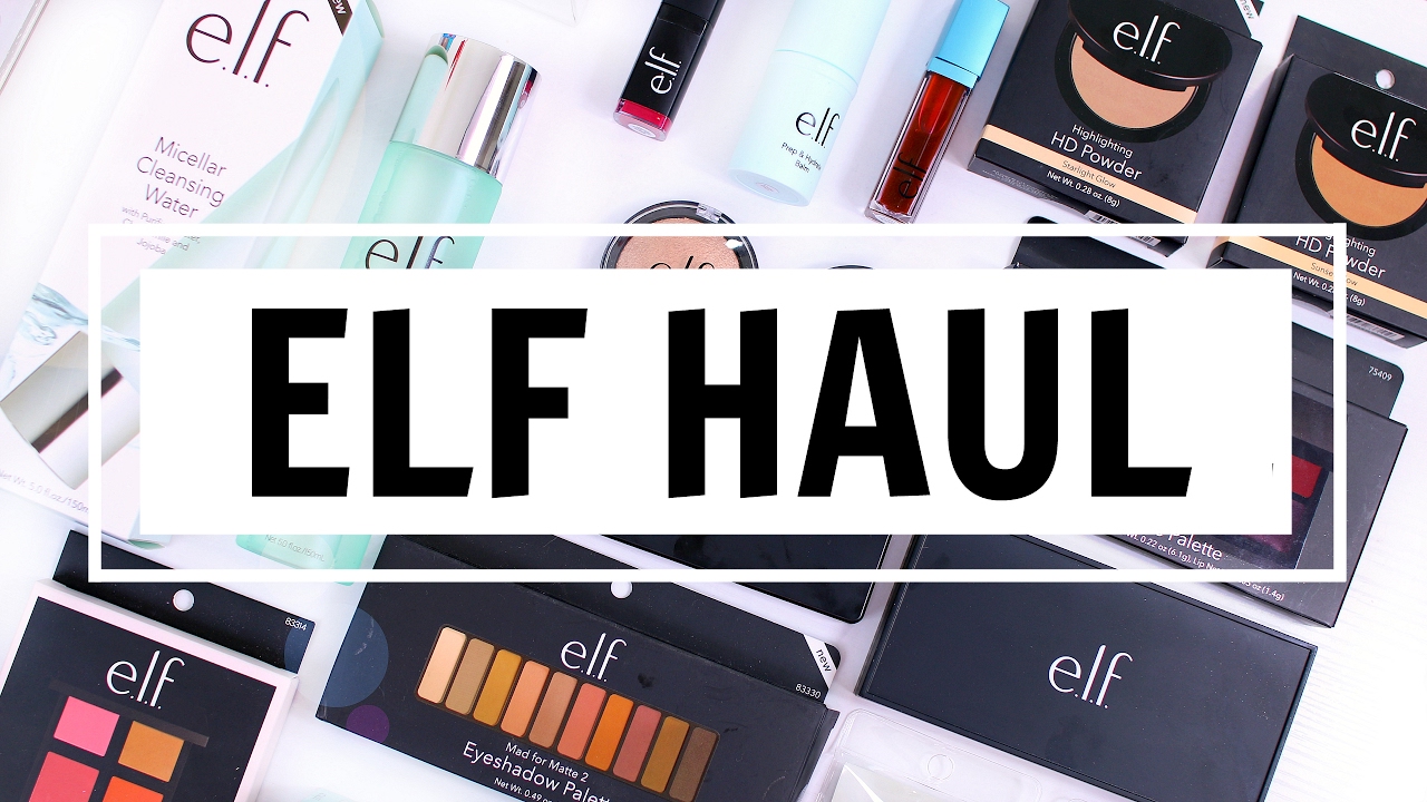 ELF HAUL + NEW ELF PRODUCTS 2017