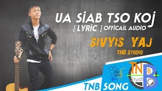 Vignette de la vidéo "Ua Siab Tso Koj [ Lyric Official Audio ] - Sivyis Yaj"