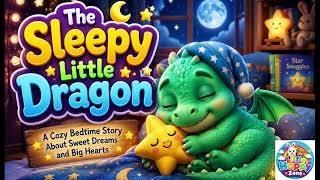 The Sleepy Little Dragon Story | Bedtime Story for Kids | Moral Story | LittleHappyZone Actualización