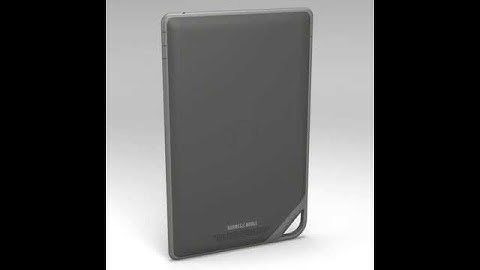 3D Model of the Barnes and Noble Nook Color