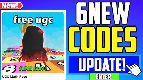 *SECRET UPDATE!* | UGC Math Race CODES 2025 (ROBLOX UGC Math Race)Part 1633