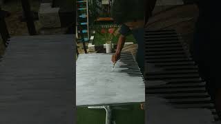 proses pembuatan hiasan dinding motif ilusi #art #ilusiart #hiasandinding