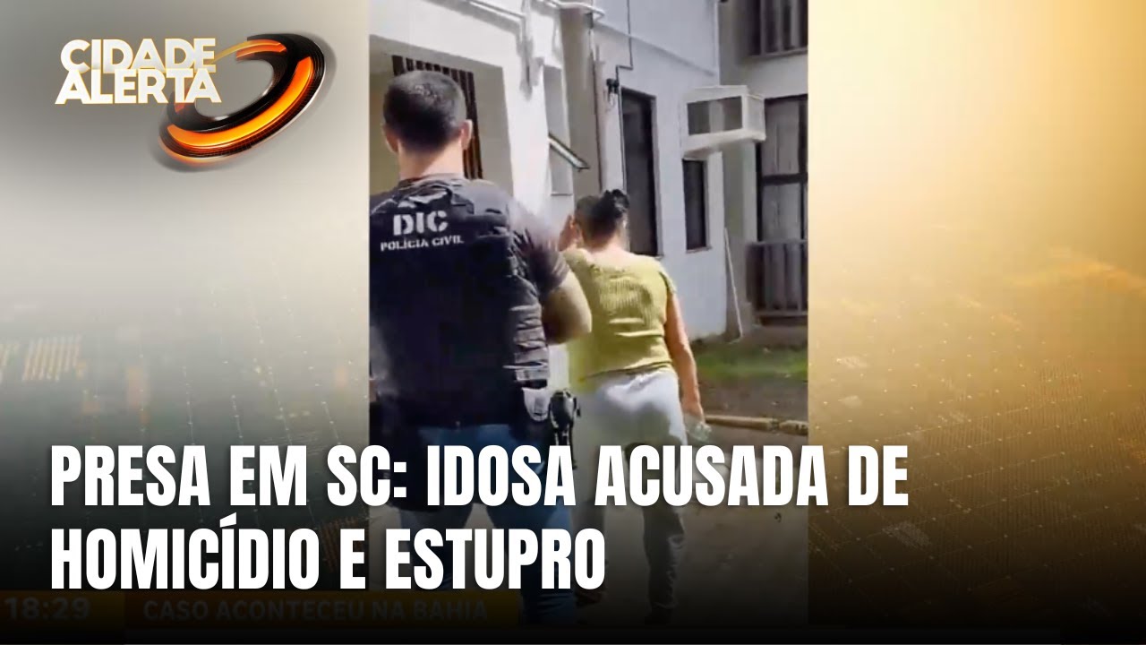 Idosa de 70 anos é presa em Brusque após 15 anos foragida por homicídio e estupro
