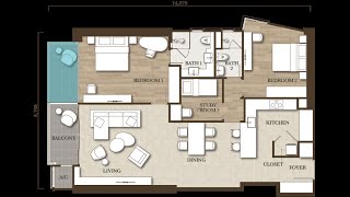 Kiaramas Dedaun 1389 sq feet type B . Show room