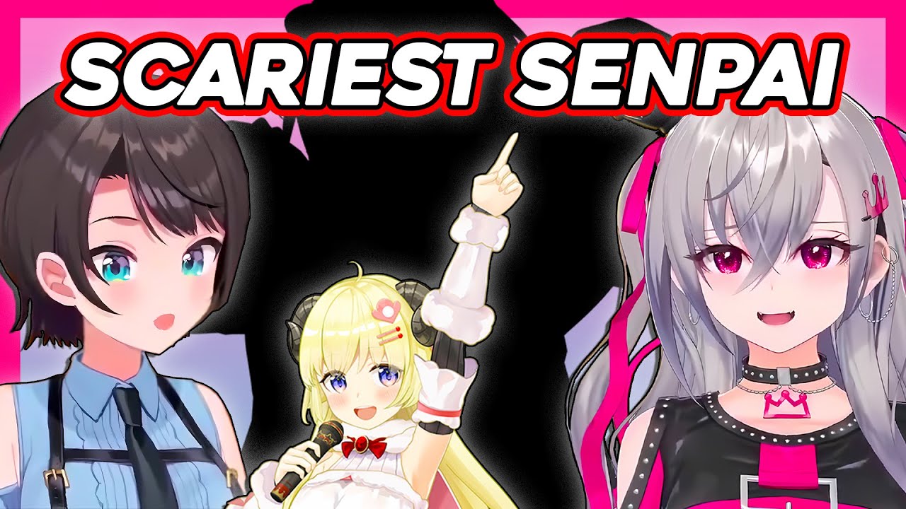 Субару спрашивает Риону, какой Hololive-сенпай напугал её больше всего (при участии Watame) 【Mine...