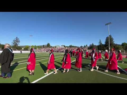 Montgomery High's Class of 2026 takes the field at graduation