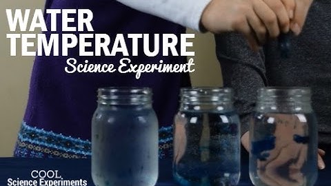 Water Temperature Science Experiment - Why Does Food Coloring Behave Differently?