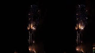 Edinburgh Festival fireworks 2019 3D stereoscopic 3D HSBS 3DTV (redone)