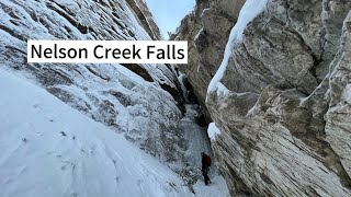 Ice Climbing | Nelson Creek Falls WI4