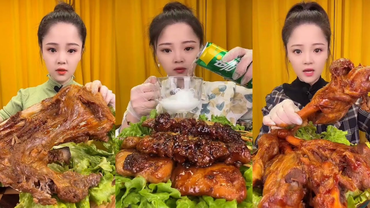 ASMR MUKBANG spicy Pork Bellly Soothing Sounds While Enjoying Delicious 먹방 모음이 팅쇼 리얼 사운드 #198