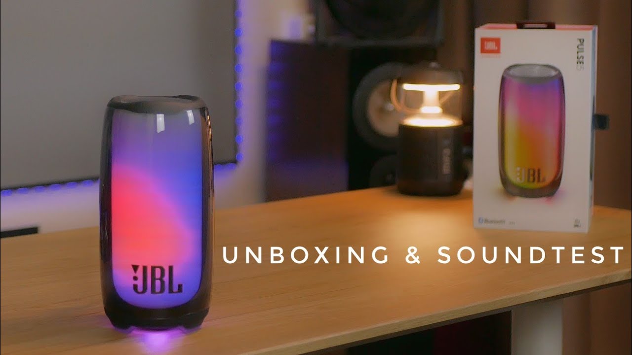 JBL PULSE 5 - UNBOXING & SOUNDTEST 