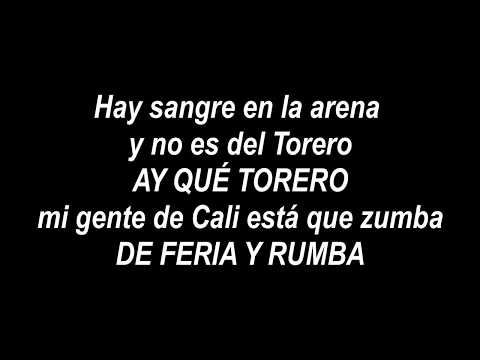Torero - Orquesta Guayacan (letra)
