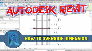 Revit How To Override Dimension Tutorial