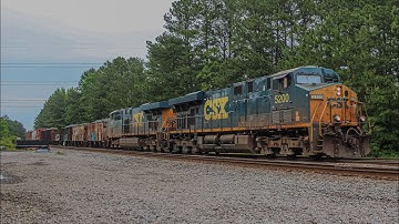 M653 Clears Collier Yard South as ES40DC Duo Takes it through Petersburg, VA! | 5/16/2025