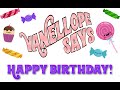 Vanellope Says Happy Birthday!
