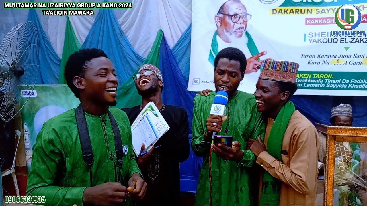 Yanda Mawaka Sukai Ta'alikin Wakar Al Commander A Wajan Mu'utamar Na Uzairiyya Group A Kano