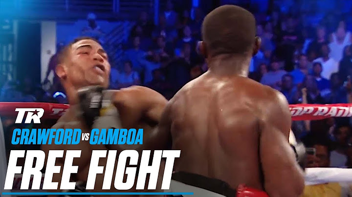 Terence Crawford vs Yuriorkis Gamboa | FREE FIGHT ON THIS DAY