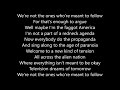 Green Day - American Idiot - Lyrics Scrolling