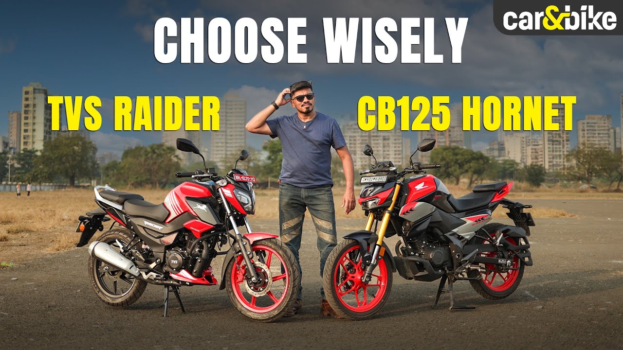 TVS Raider Vs Honda CB125 Hornet Comparo: Battle of the Sporty 125s | Review | Commuter | carandbike