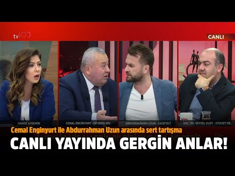 Cemal Enginyurt ile Abdurrahman Uzun arasında sert tartışma