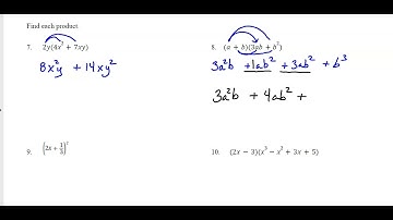 6.1-6.4 Quiz Review Video - Honors Algebra 2
