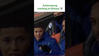 Aubameyang mocking at Gattuso ? shorts