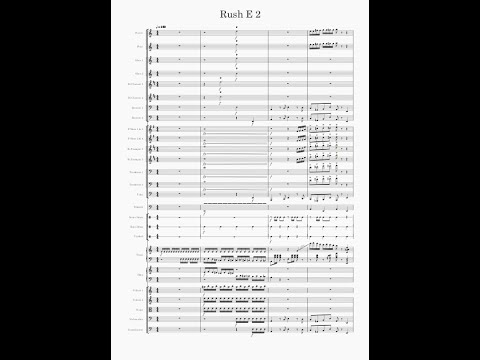 Rush E 2 オーケストラ風アレンジ/arranged for Orchestra