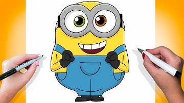 How To Draw Bob The Minion | Despicable Me