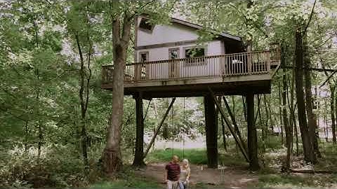 The Tin Shed Treehouse at The Mohicans Treehouse Resort