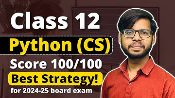 Class 12 Computer Science Strategy 2025 board exam | Class 12 CS Strategy | Vishal Kumar