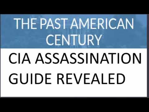CIA Assassination Manual Revealed Central Intelligence Agency 3 - YouTube