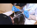 Asmr detailed scalp exam with sensory tests real person
