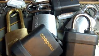 A few Medeco padlocks