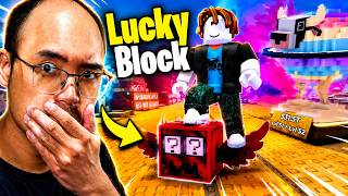 JE SUIS DEVENU RICHE SUR ROBLOX KICK A LUCKY BLOCK !