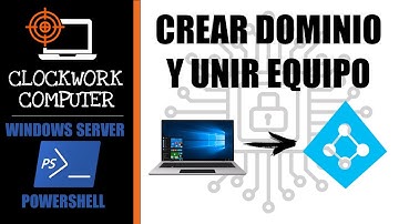 ⚡POWERSHELL⚡ Crear DOMINIO en WINDOWS SERVER 2022 y unir equipo con WINDOWS 10
