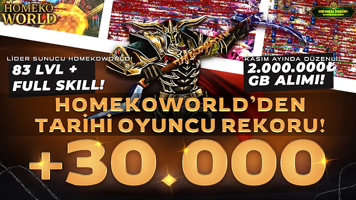 HomekoWorld Büyük Açılış Gerçekleşti! | Tarihi Rekor +30k User! | Her Hafta 500k GB Alım! | #hkw #ko