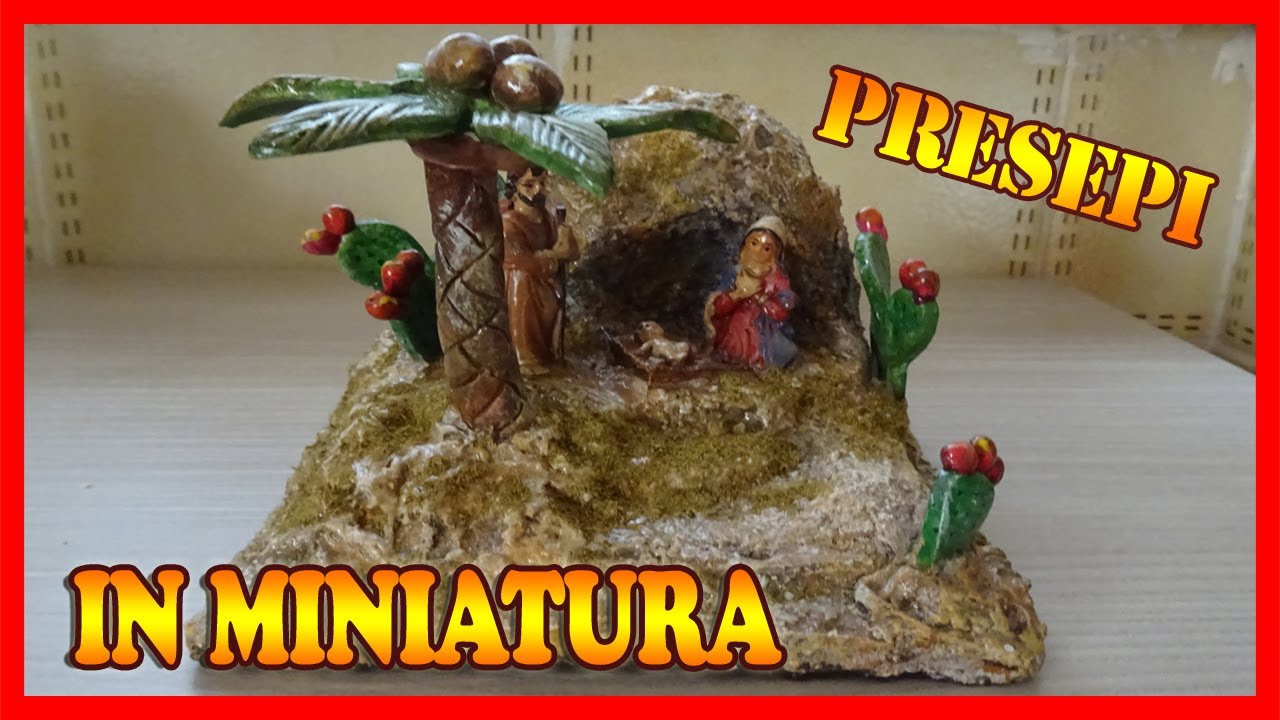 DIY - #1 COME FARE UN PICCOLO PRESEPE IN MINIATURA PER STATUINE IN